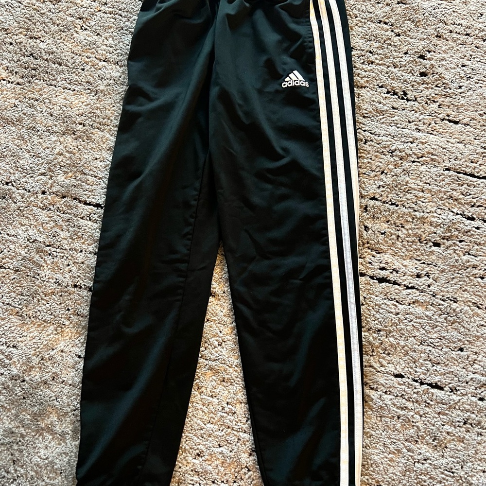 Adidas Kids Black Track Pants